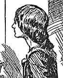 FH Townsend book illustration of the young Jane