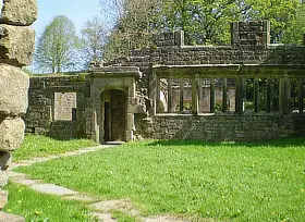The entrance to Wycoller Hall now