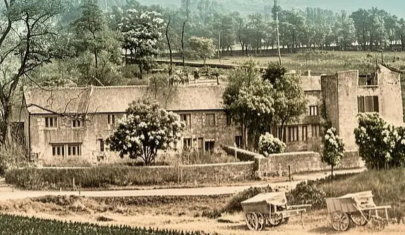 Wycoller Hall view